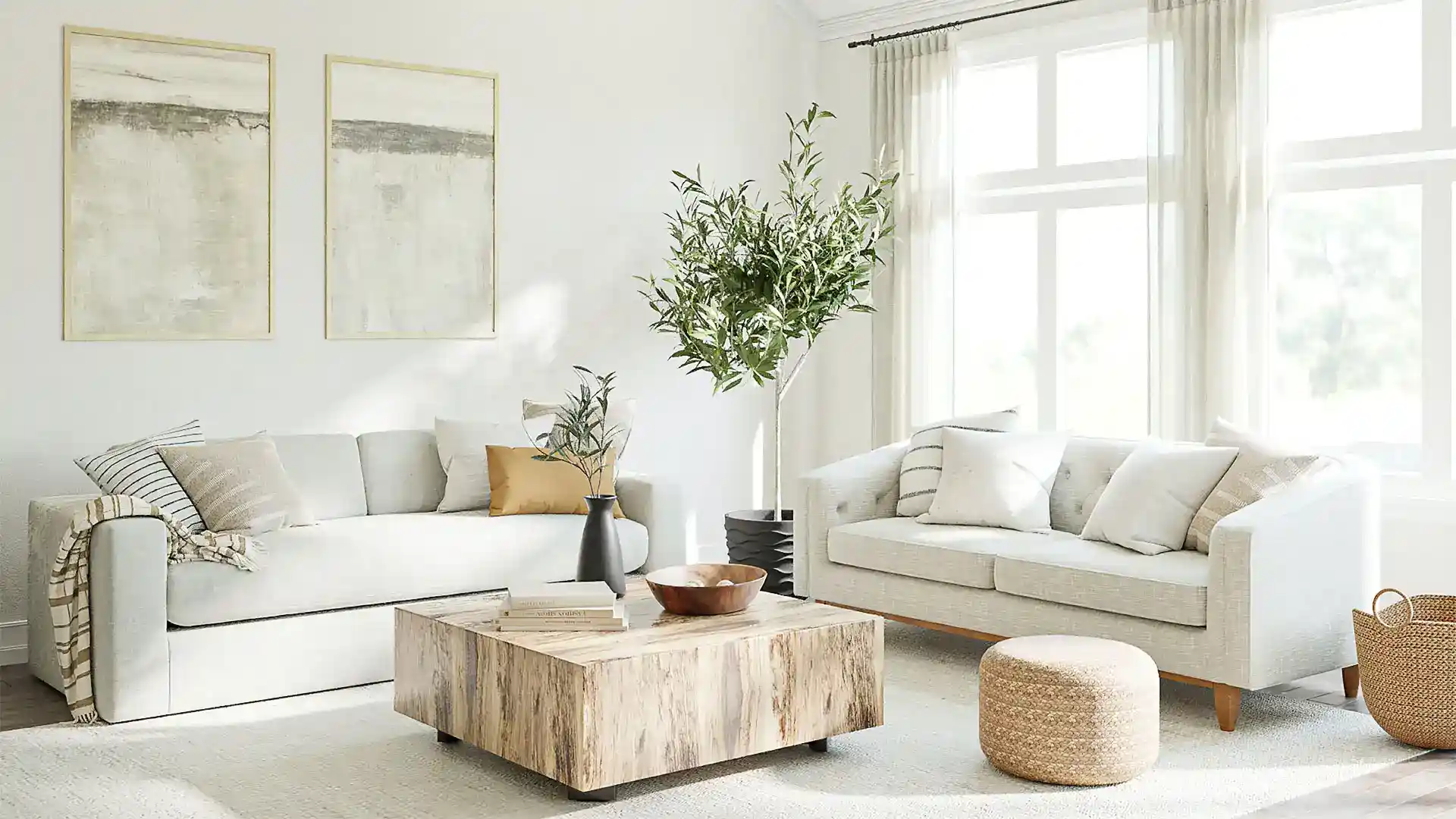 living room designing , casual living , off-white design palette , DIY design ,