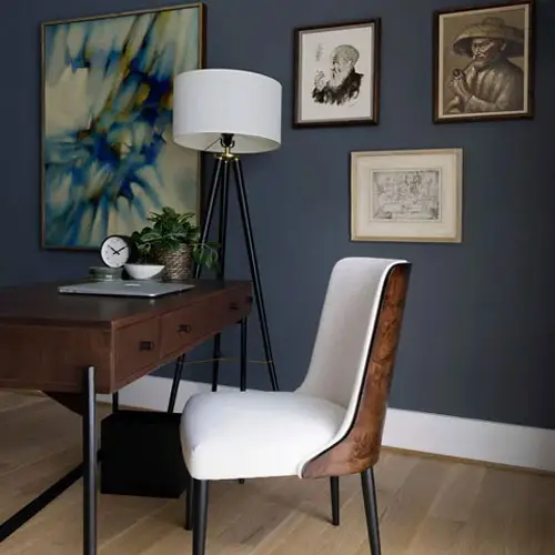 Minimalist home office setup
